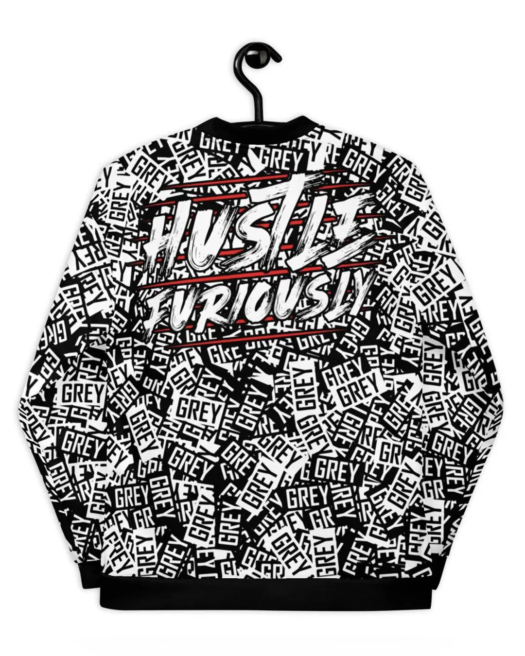 Messy Logo Bomber Jacket