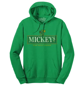 Mickey's Fine Malt Liquor Hornet Logo Hooded Sweatshirt - Kelly Green