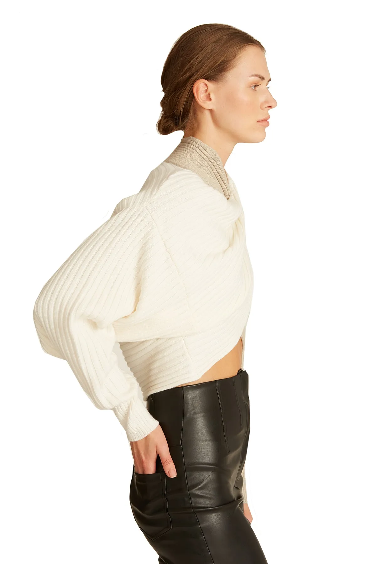 Milena Crop Wool Sweater