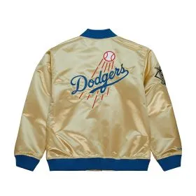 Mitchell & Ness Los Angeles Dodgers Team O.G Lightweight Satin Bomber Current Logo Jacket