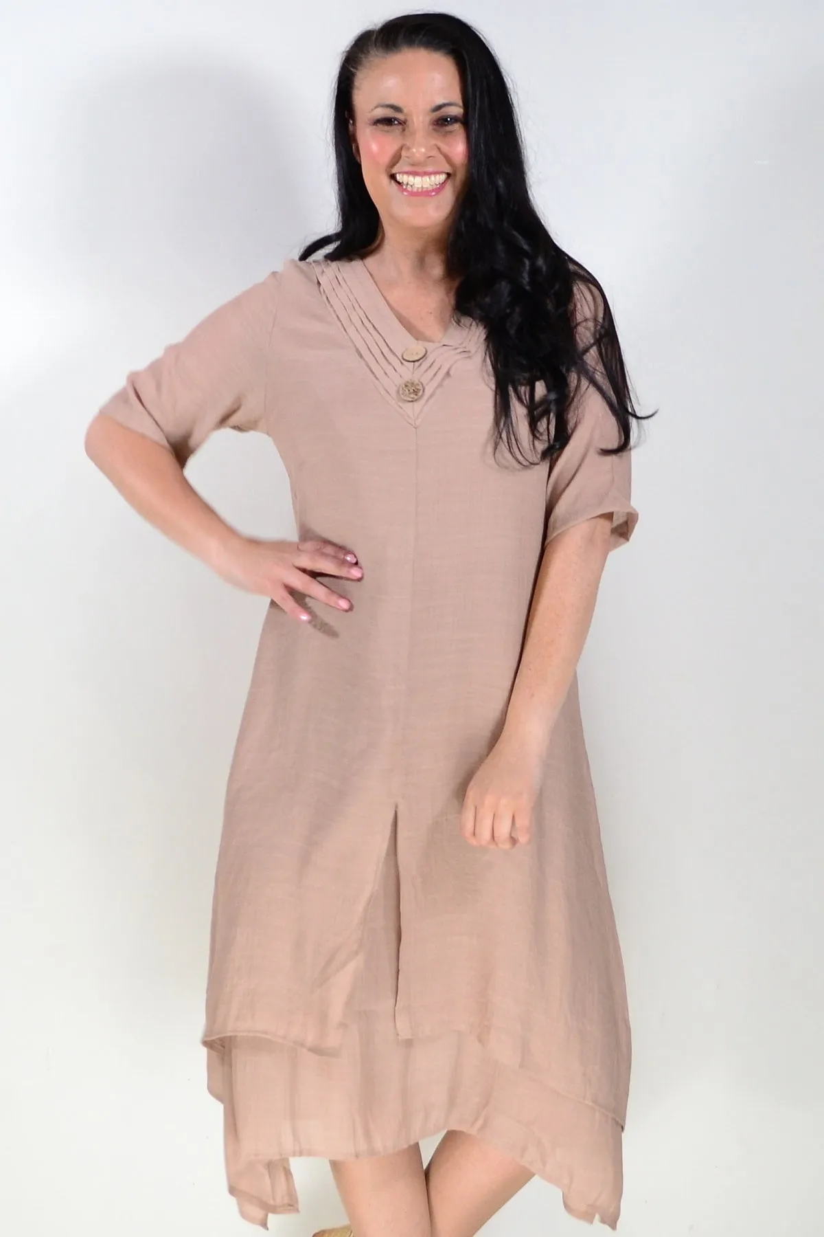 Mocha Summer Tunic Dress