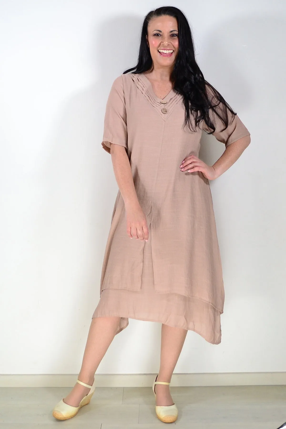 Mocha Summer Tunic Dress