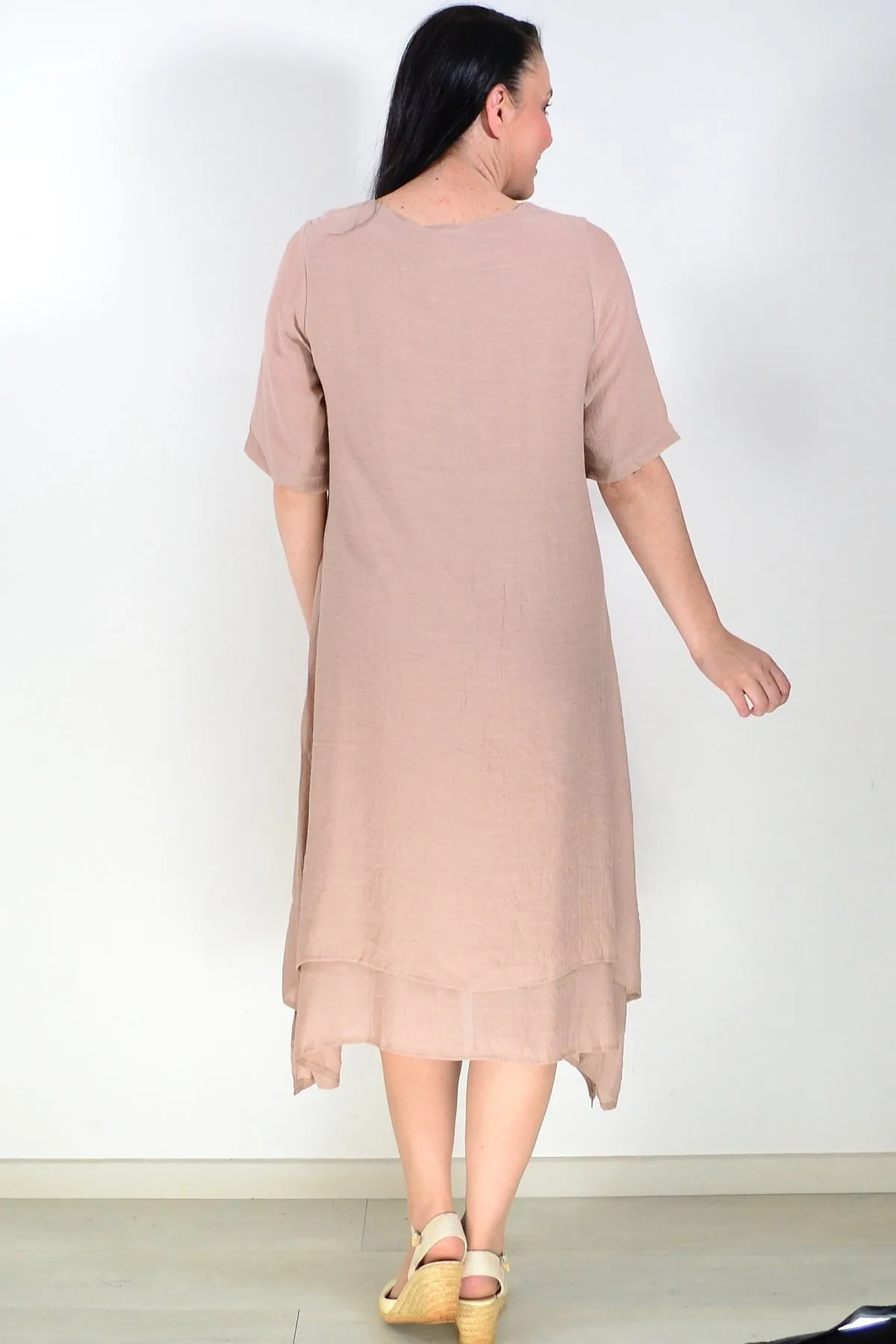 Mocha Summer Tunic Dress