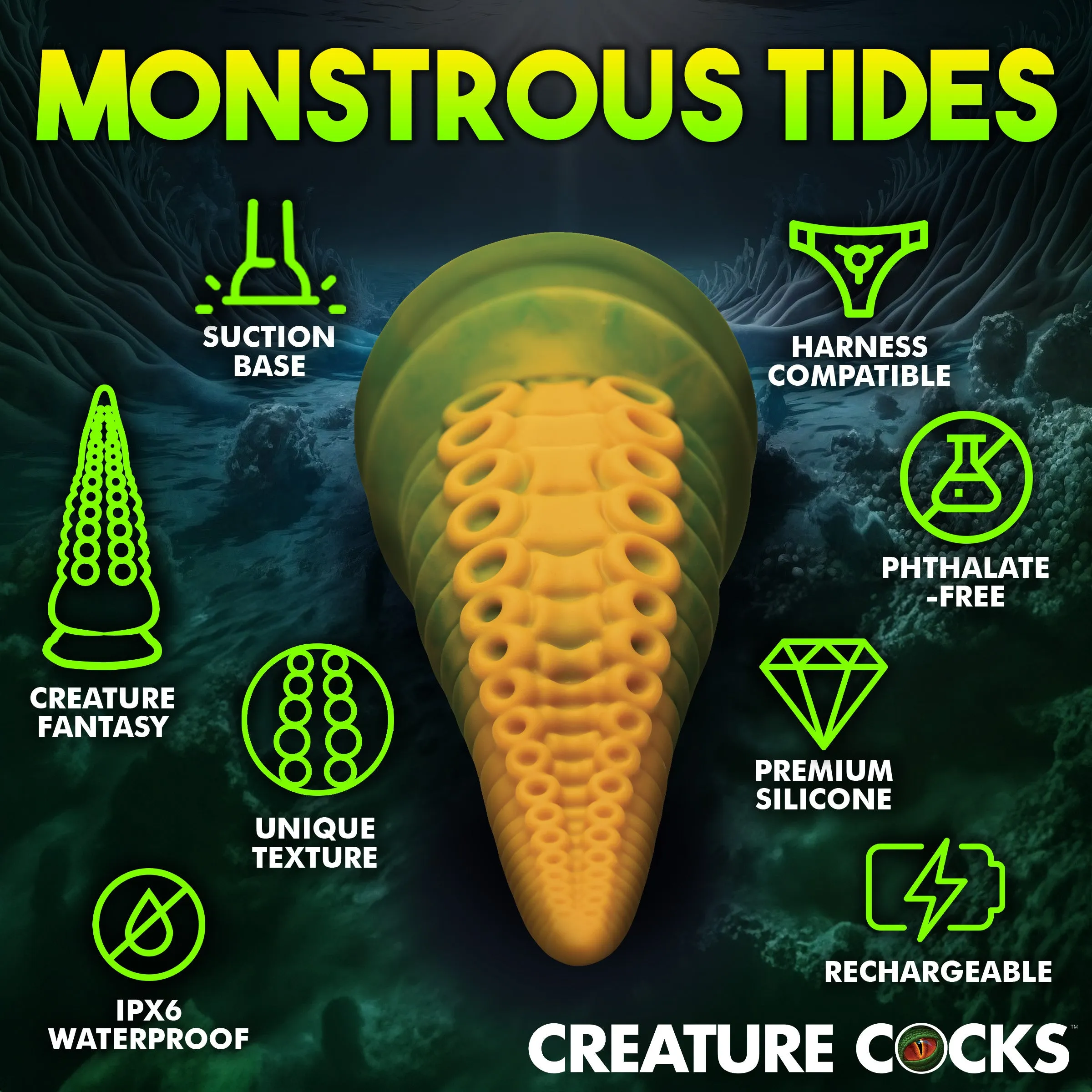 Monstropus 2.0 Vibrating Tentacle Dildo