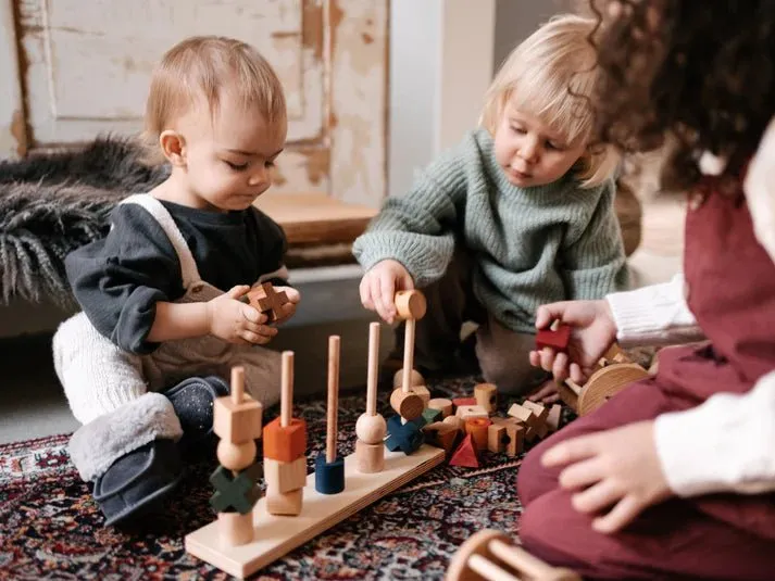 Montessori Stacking Toy - Rainbow