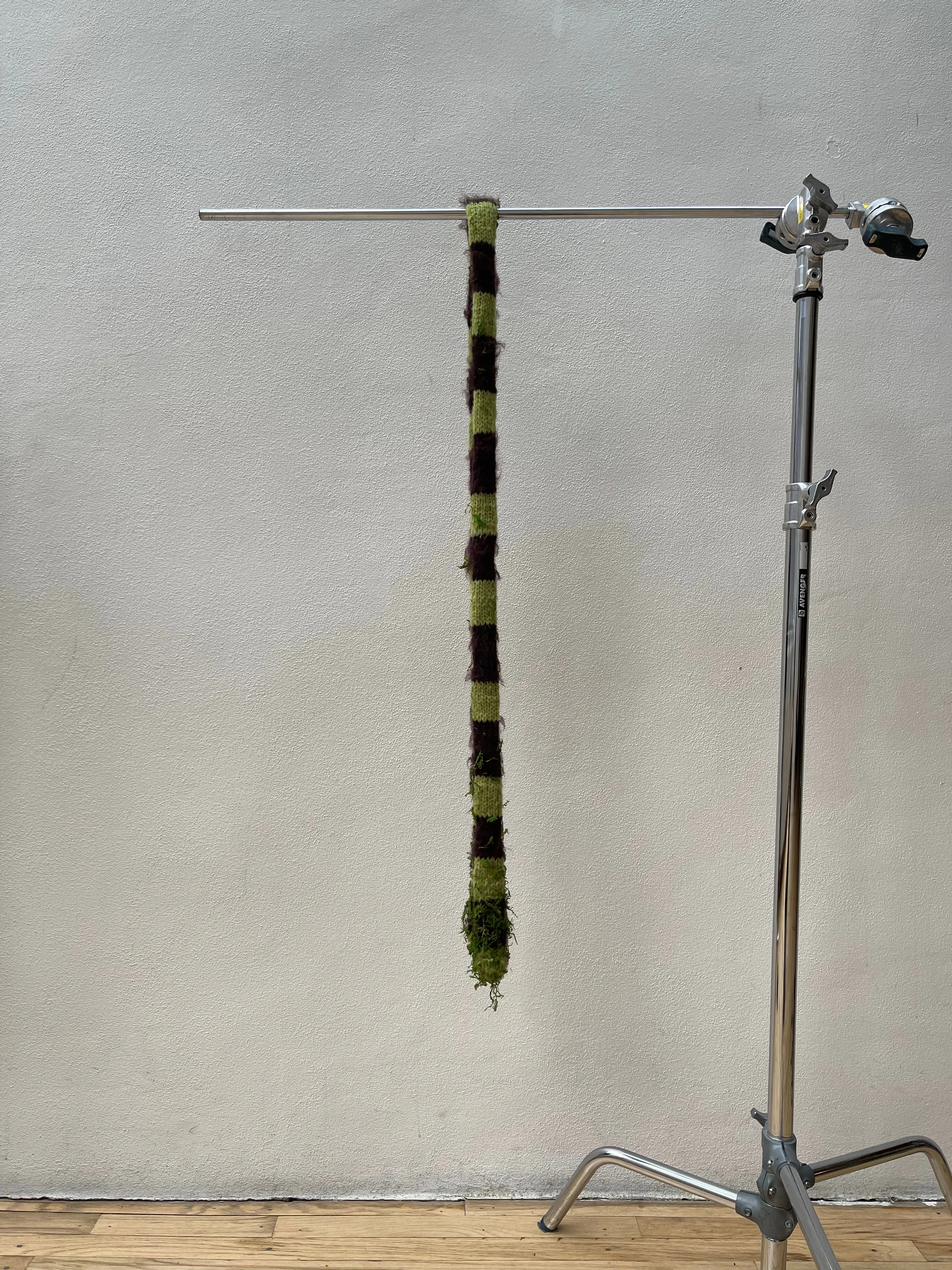 Mossy Mohair Skinny Scarf