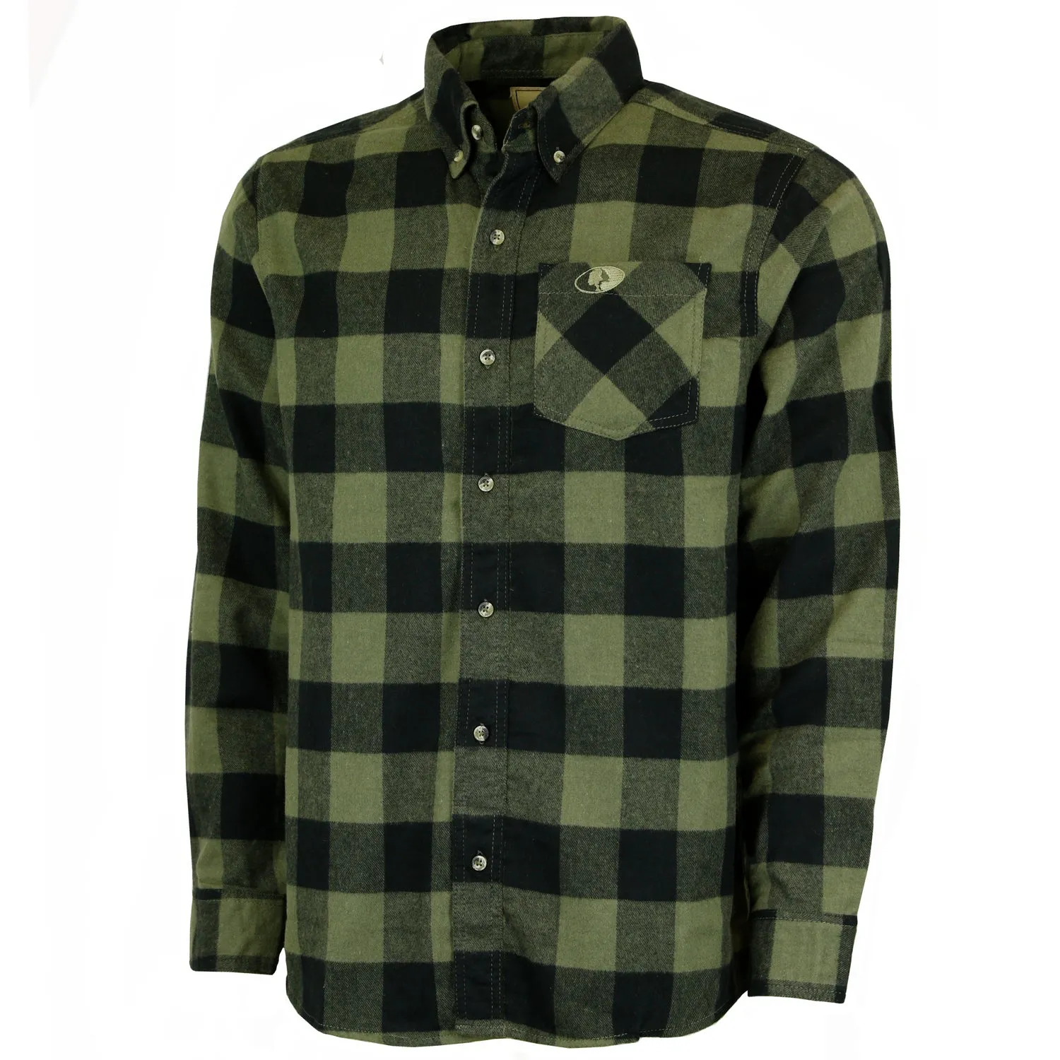 Mossy Oak Men's Thermal Lined Plaid Flannel Shirt