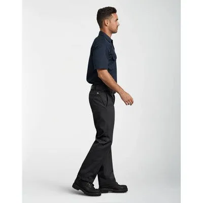 NEW - Dickies Men's Slim Fit Straight Leg Work Pants - Black 36x30