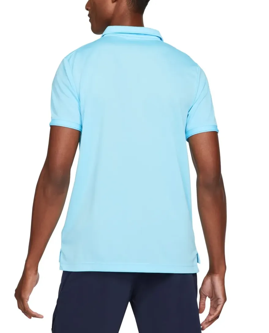 NIKE Men's Polo Shirt in Blue Small