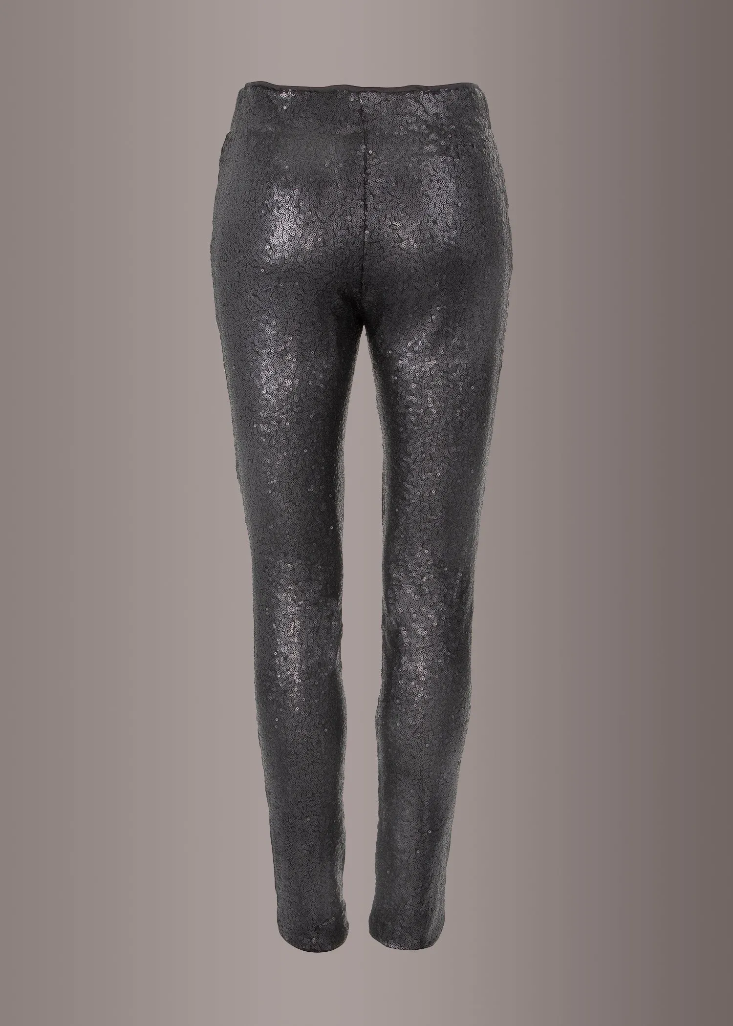 North Star Black Sequin Sparkling Skinny Pants