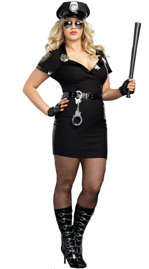 Officer Anita Bribe Plus Size