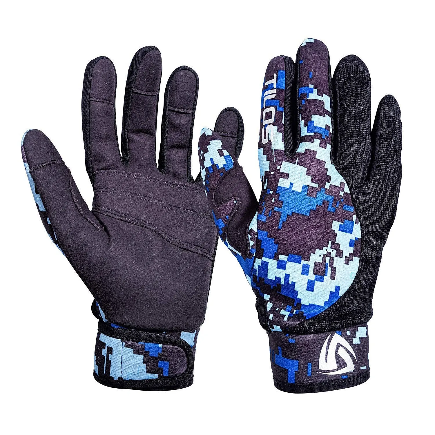 Open Box Tilos 1.5mm Tropical X Mesh Gloves-Digital Blue-SM