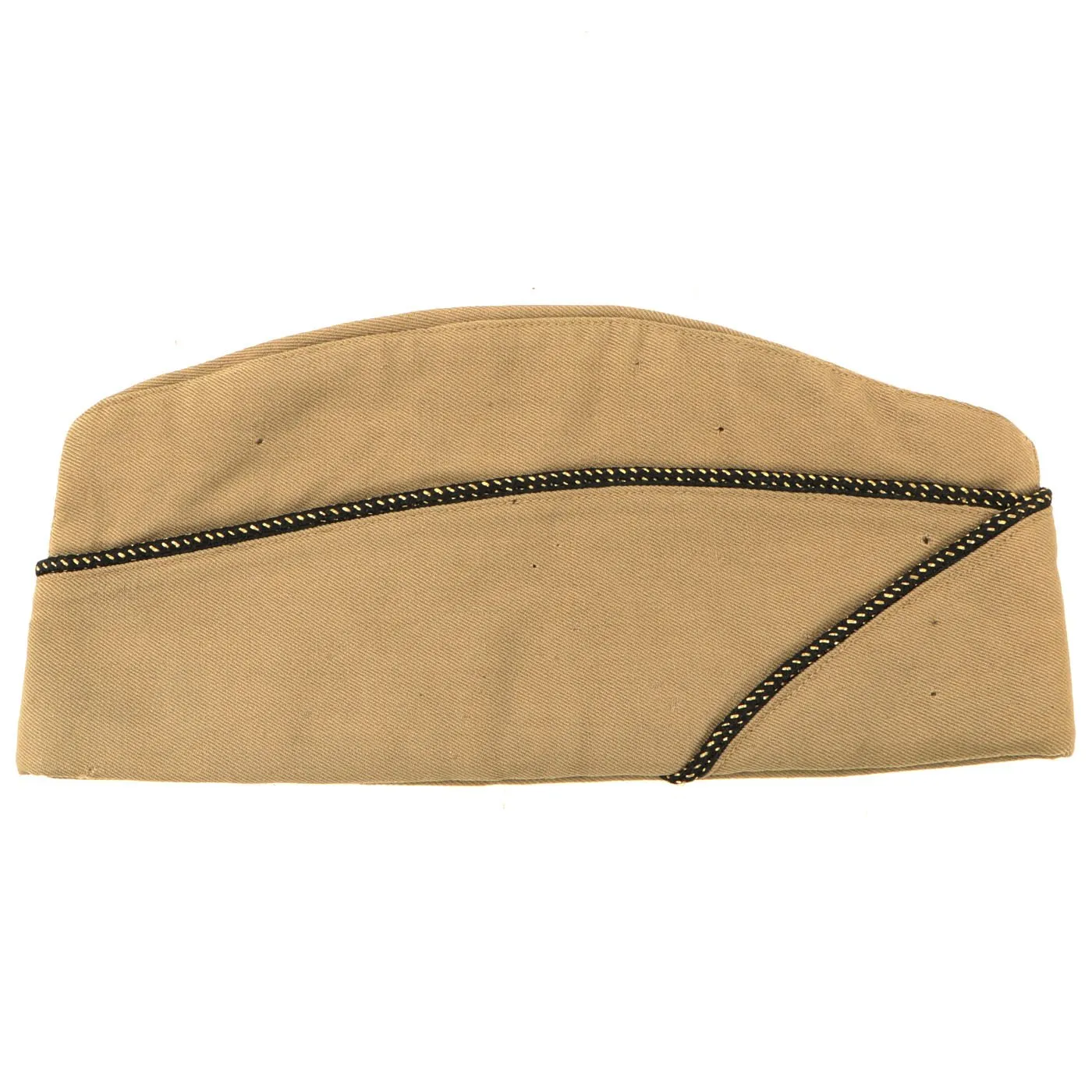 Original U.S. WWII USAAF Named B24 Co-Pilot Shot-Down P.O.W. Officer Crush Visor Cap & Garrison Cap