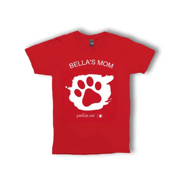 Personalized Unisex Paw T-Shirt (6 colors available)