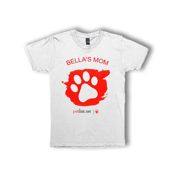 Personalized Unisex Paw T-Shirt (6 colors available)