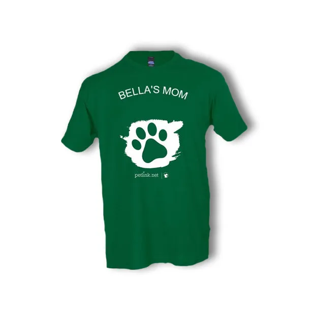 Personalized Unisex Paw T-Shirt (6 colors available)