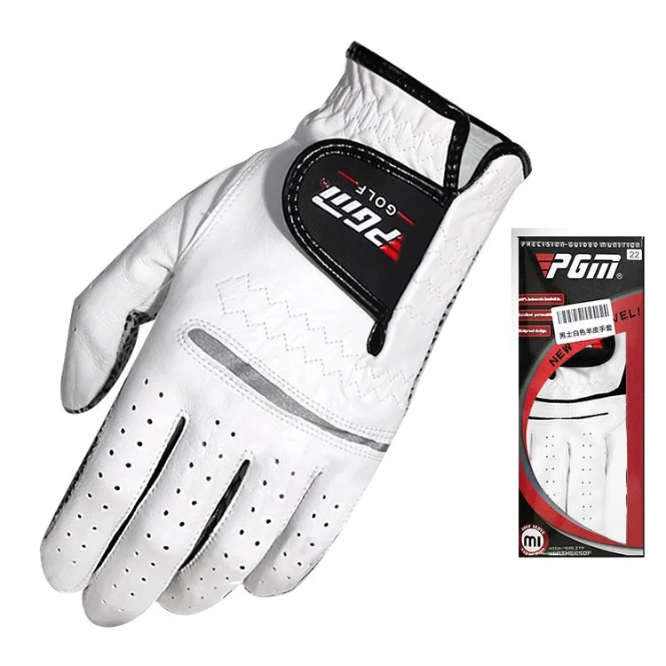 PGM Golf Sheepskin Anti-Slip Single Gloves for Men(Size: 27-Left Hand)