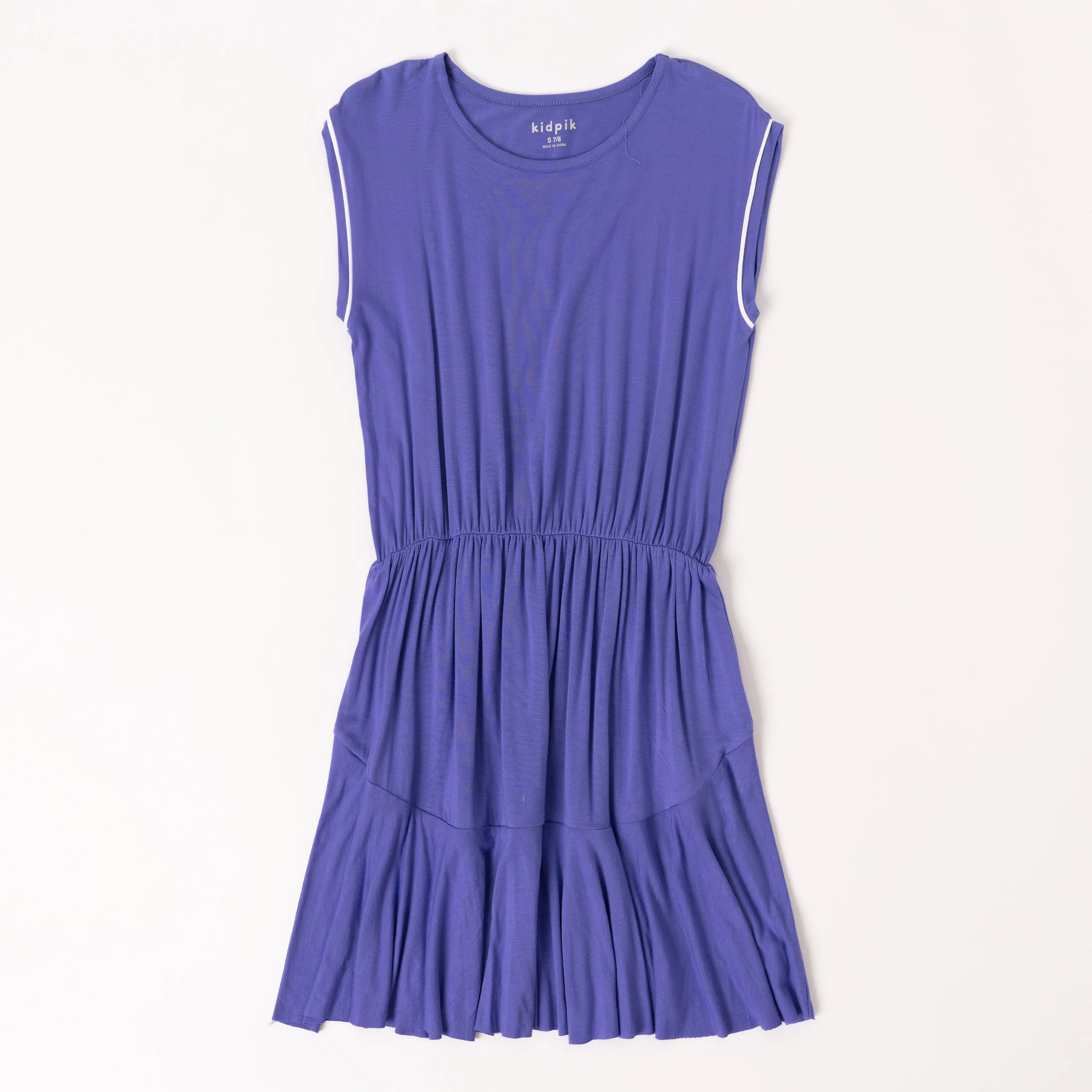 Piped Sleeve Dress