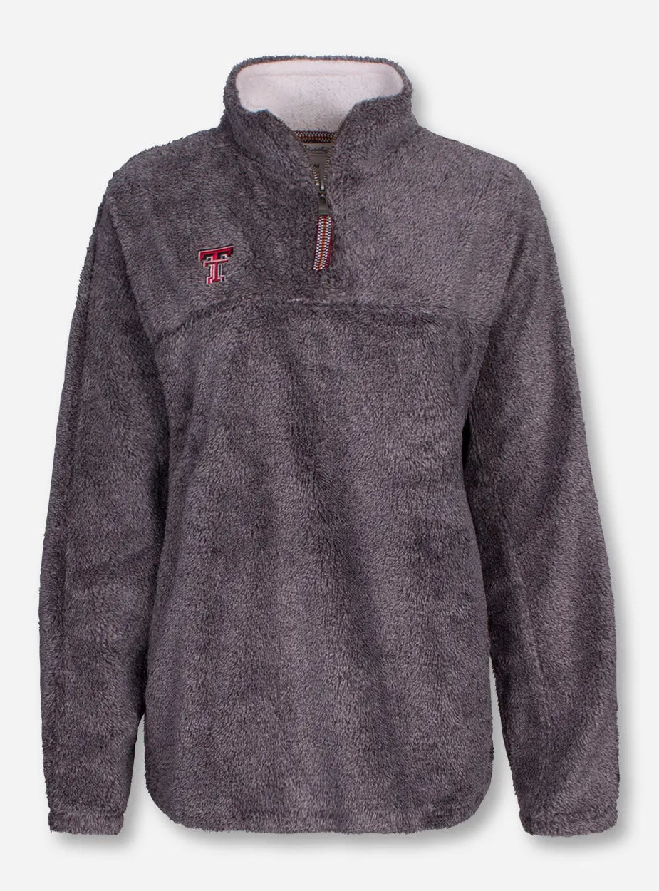 Pressbox Texas Tech "Shaggy" Grey Quarter Zip