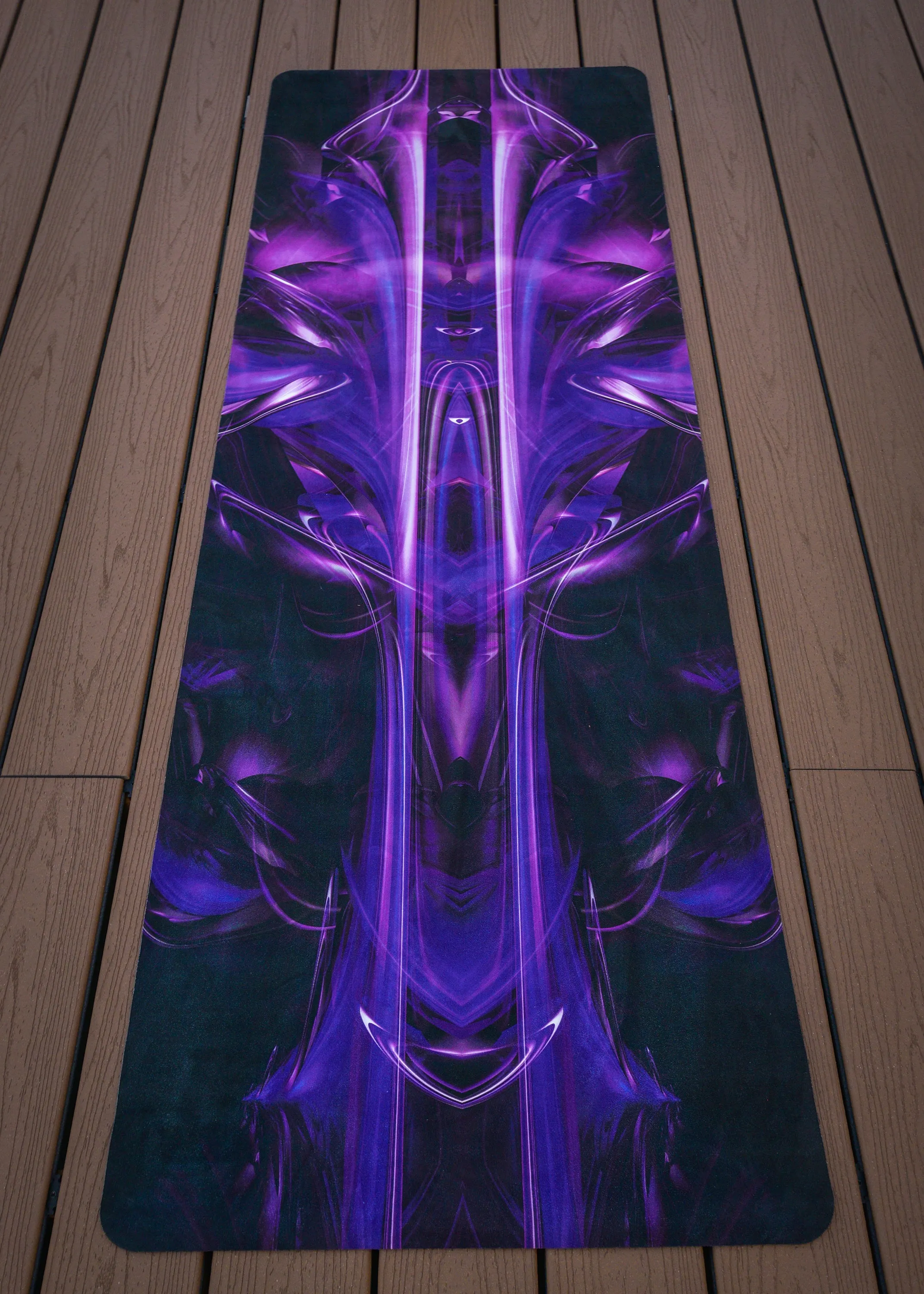 PURPLE ALIEN YOGA MAT