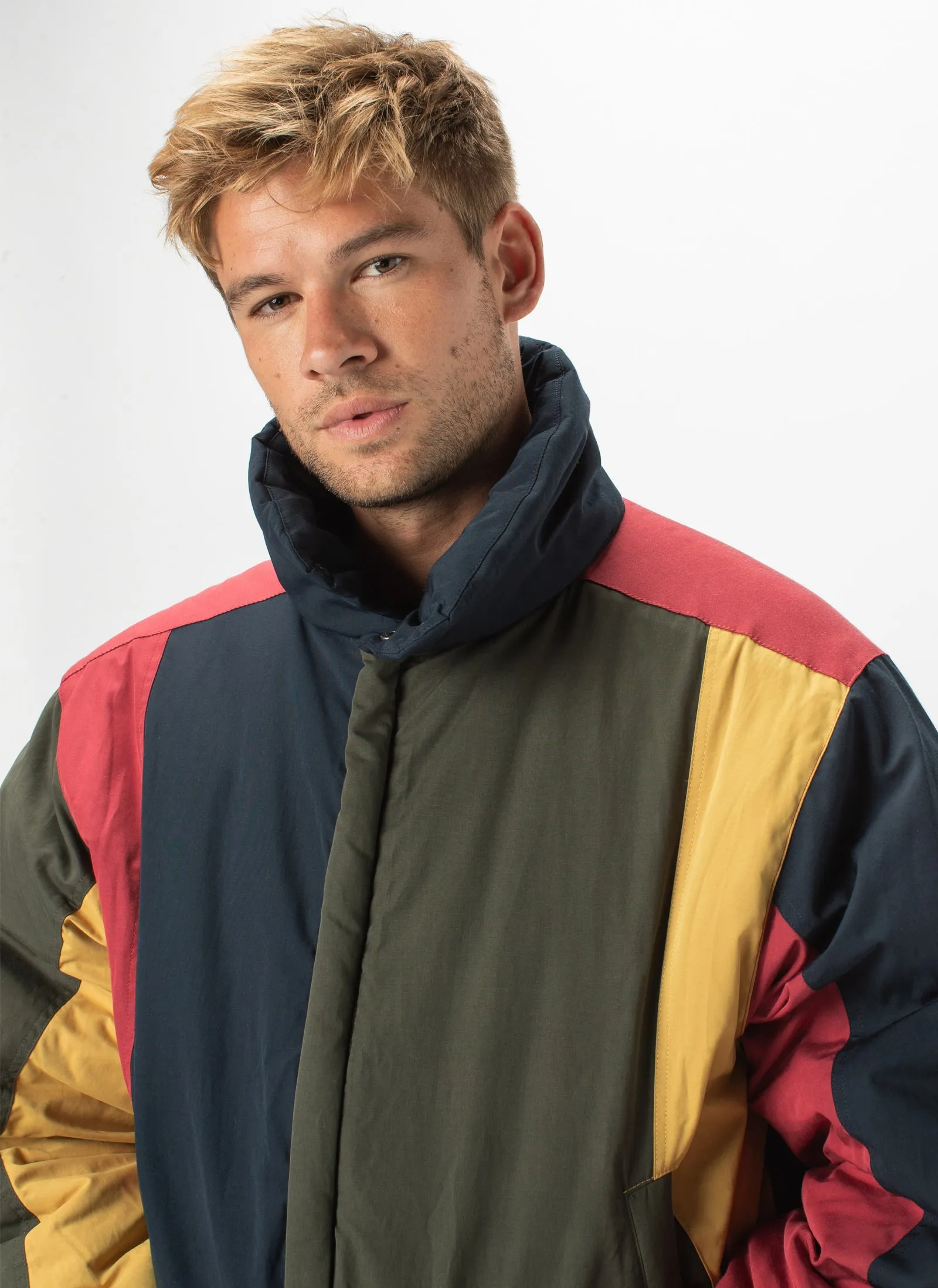 Regal Puffer Jacket Colour Block