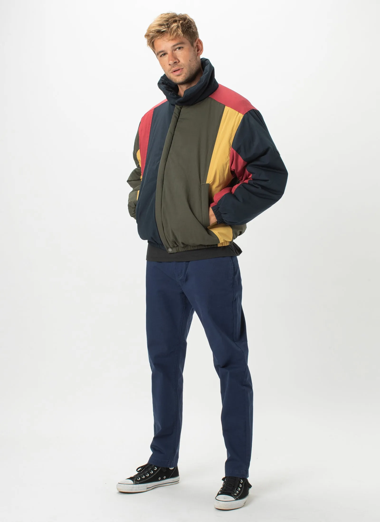 Regal Puffer Jacket Colour Block