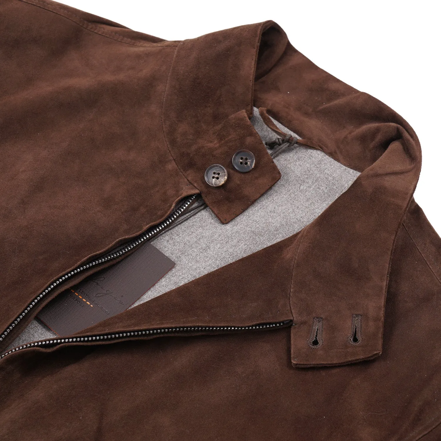 Rifugio Wool-Lined Suede Bomber Jacket