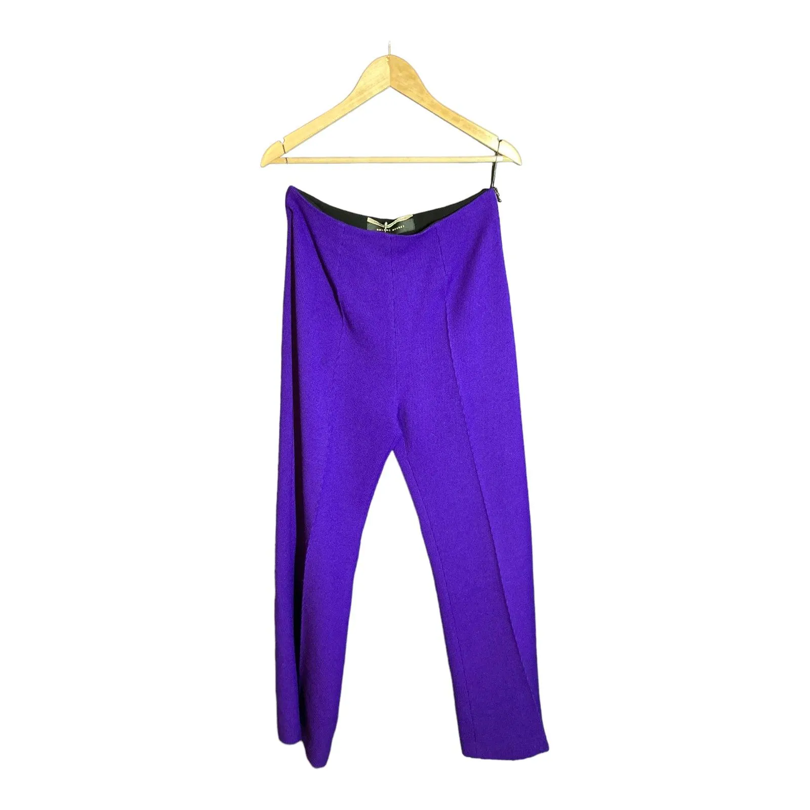 Roland Mouret Purple Trousers UK Size 14