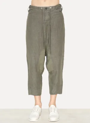 Sage Linen Tailored Back Pant