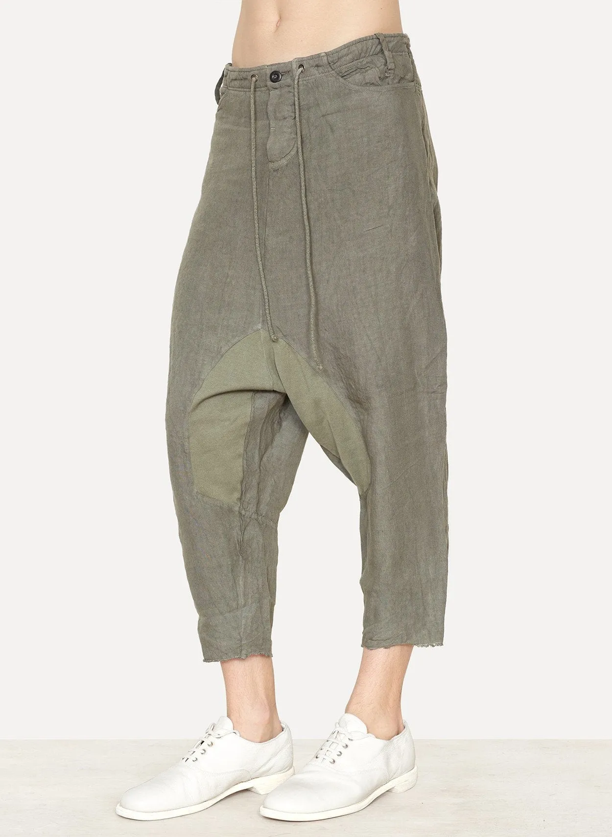 Sage Linen Tailored Back Pant