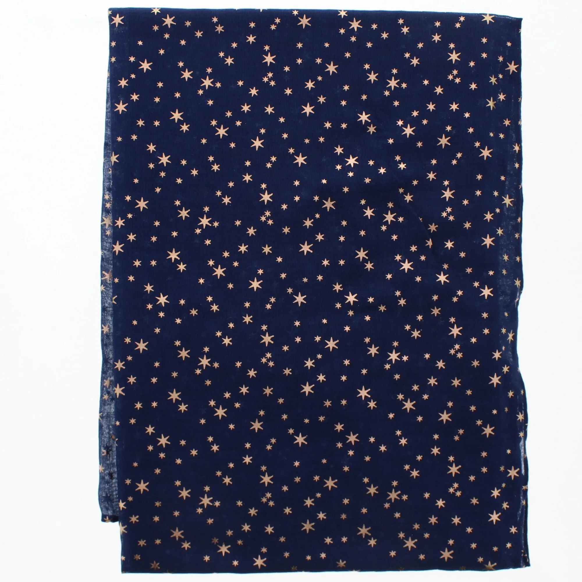 Scarf with Gold Foil Stars