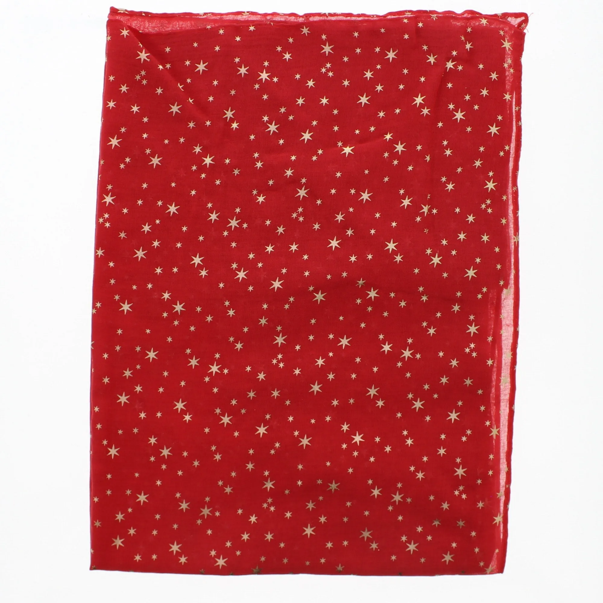 Scarf with Gold Foil Stars