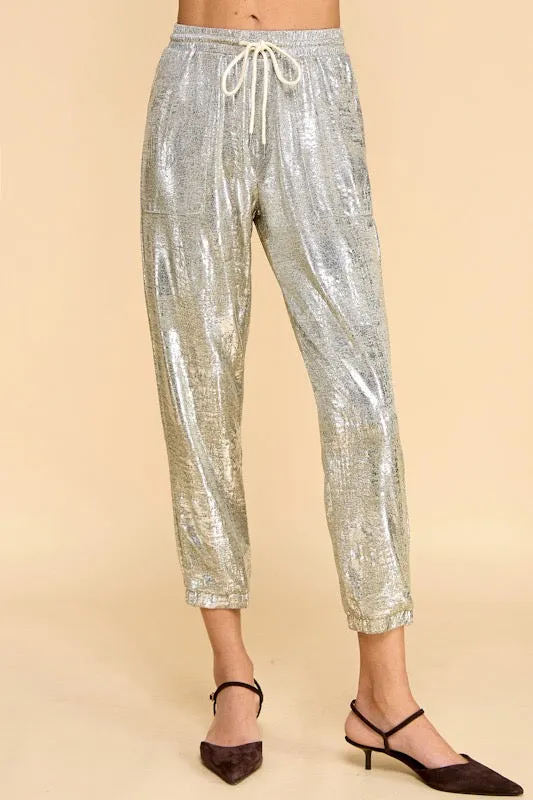 Sequin Drawstring Pants (PRE-ORDER ONLY)