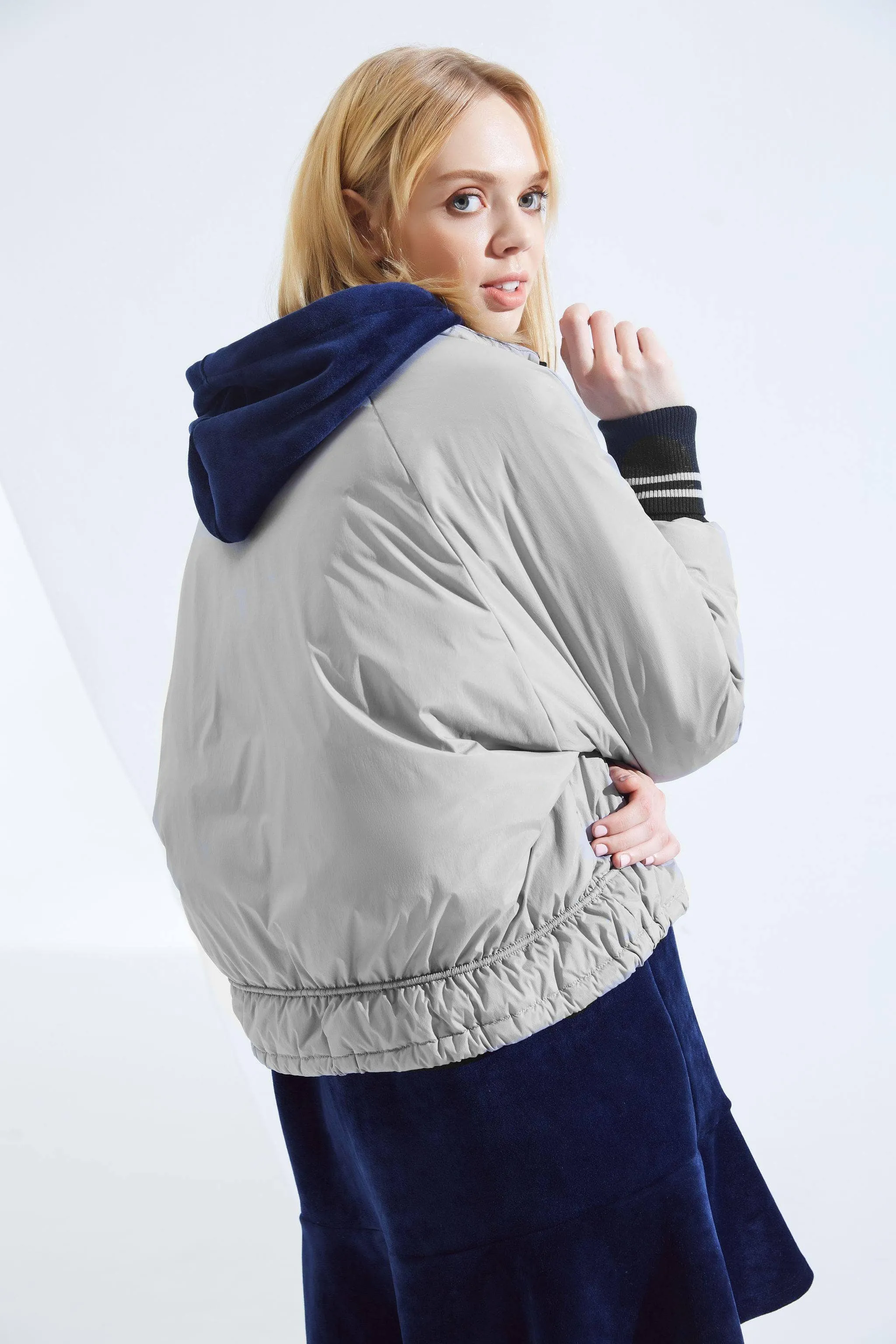 Short Bomber Down Jacket