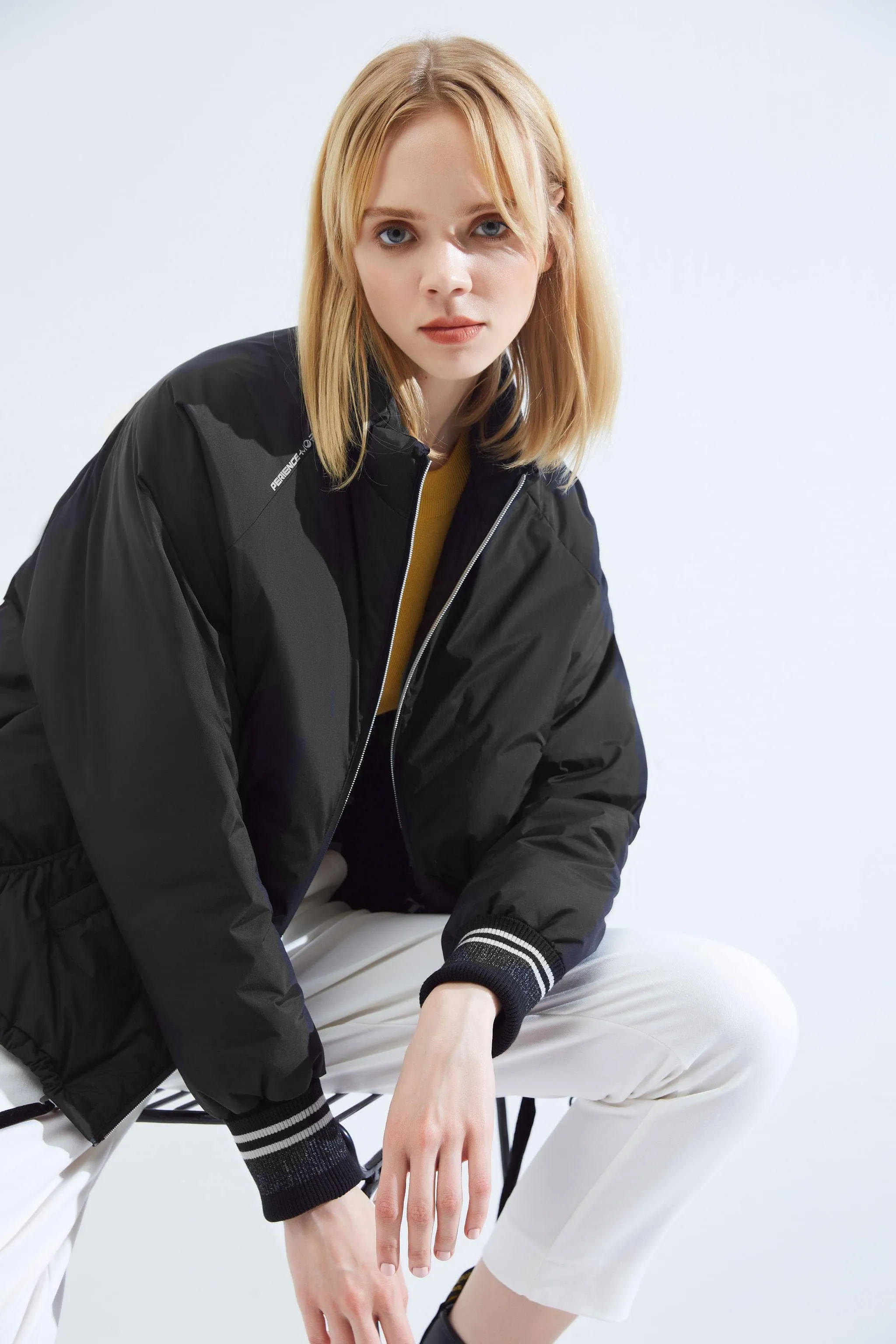 Short Bomber Down Jacket