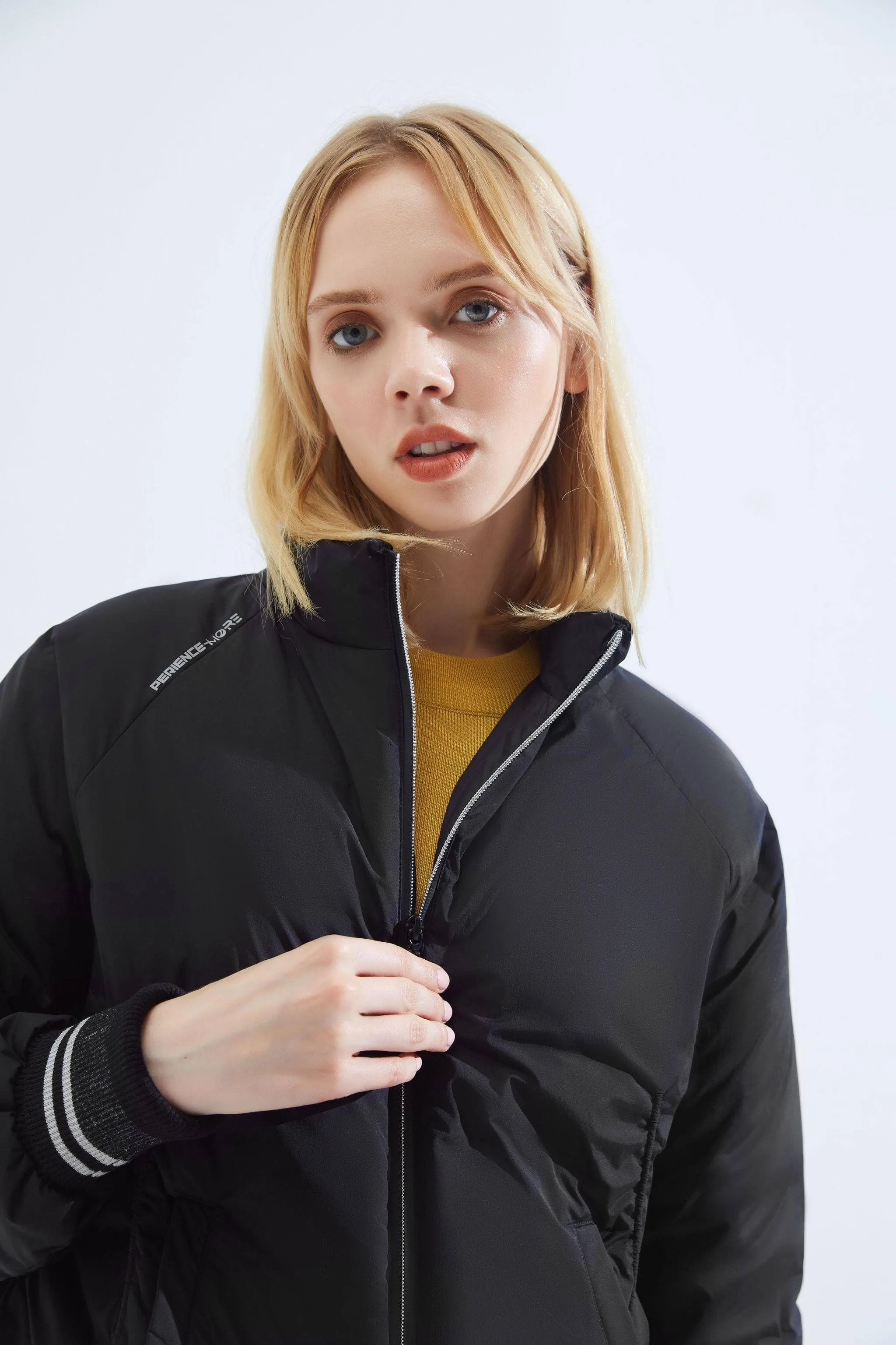 Short Bomber Down Jacket