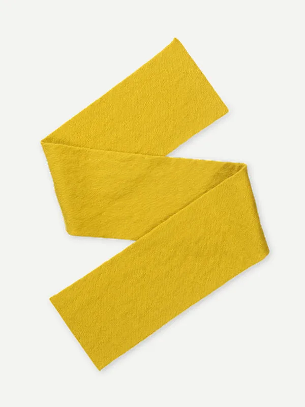 SMALL PLAIN SCARF TURMERIC