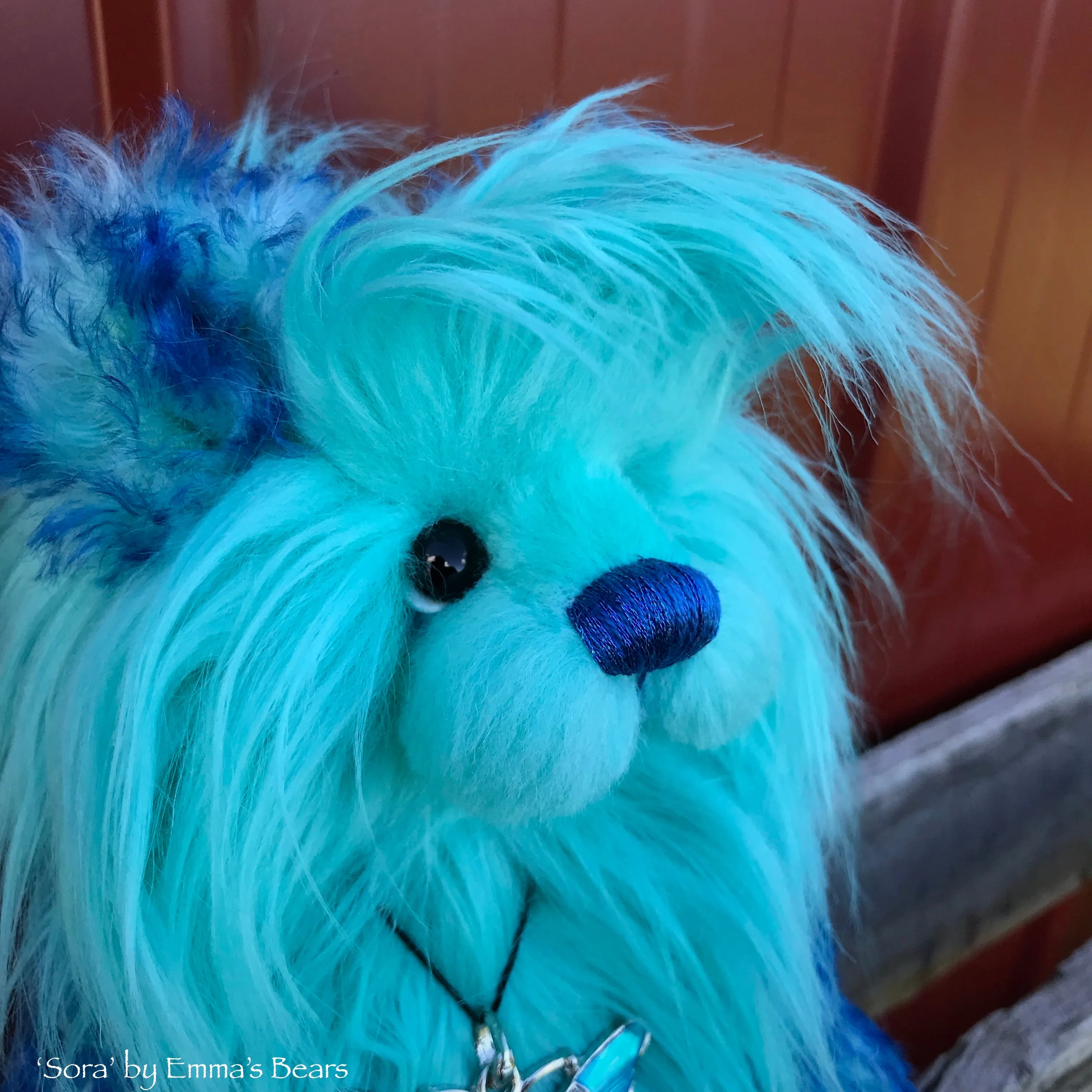 Sora - 12" Faux Fur and Mohair Artist Bear by Emma's Bears - OOAK