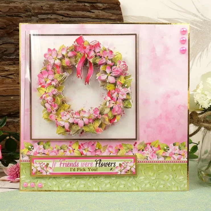 Spring Is In The Air Deco-Large Set - Floral Wreath