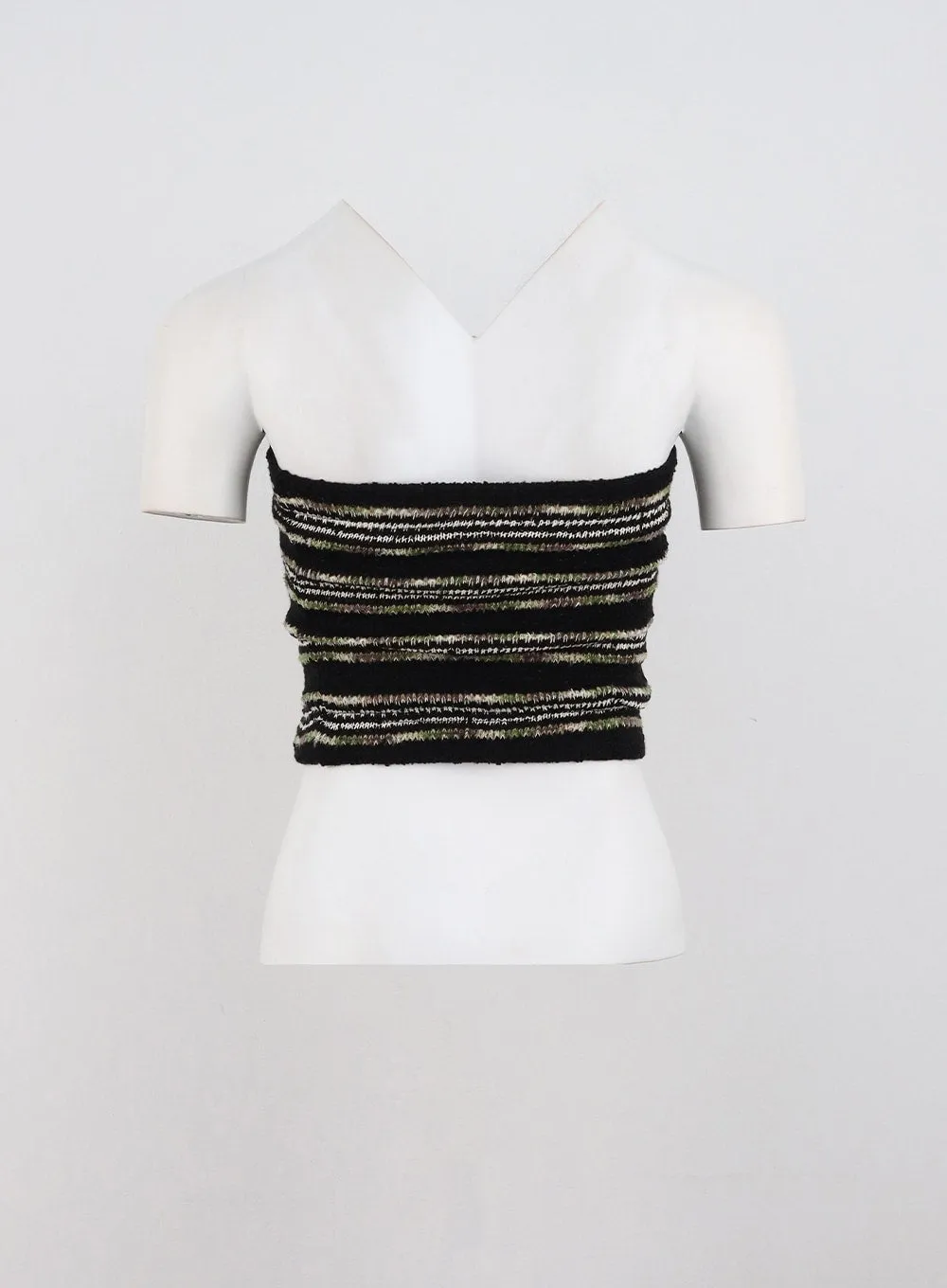 Stripe Layered Tube Top CD304