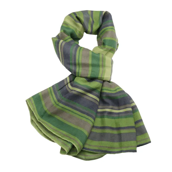 Stripes Scarf Green