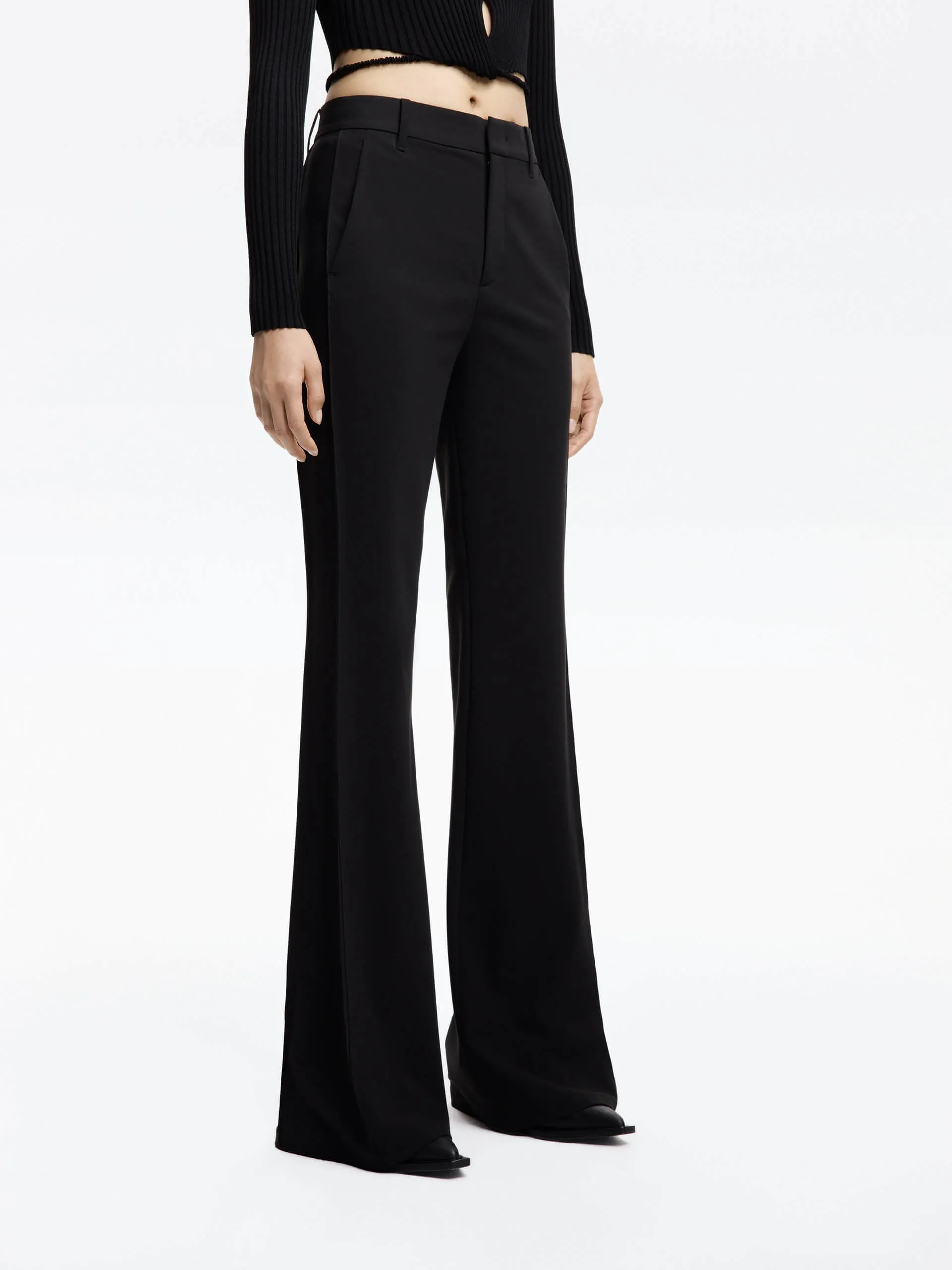 Tailored Straight Leg Trousers