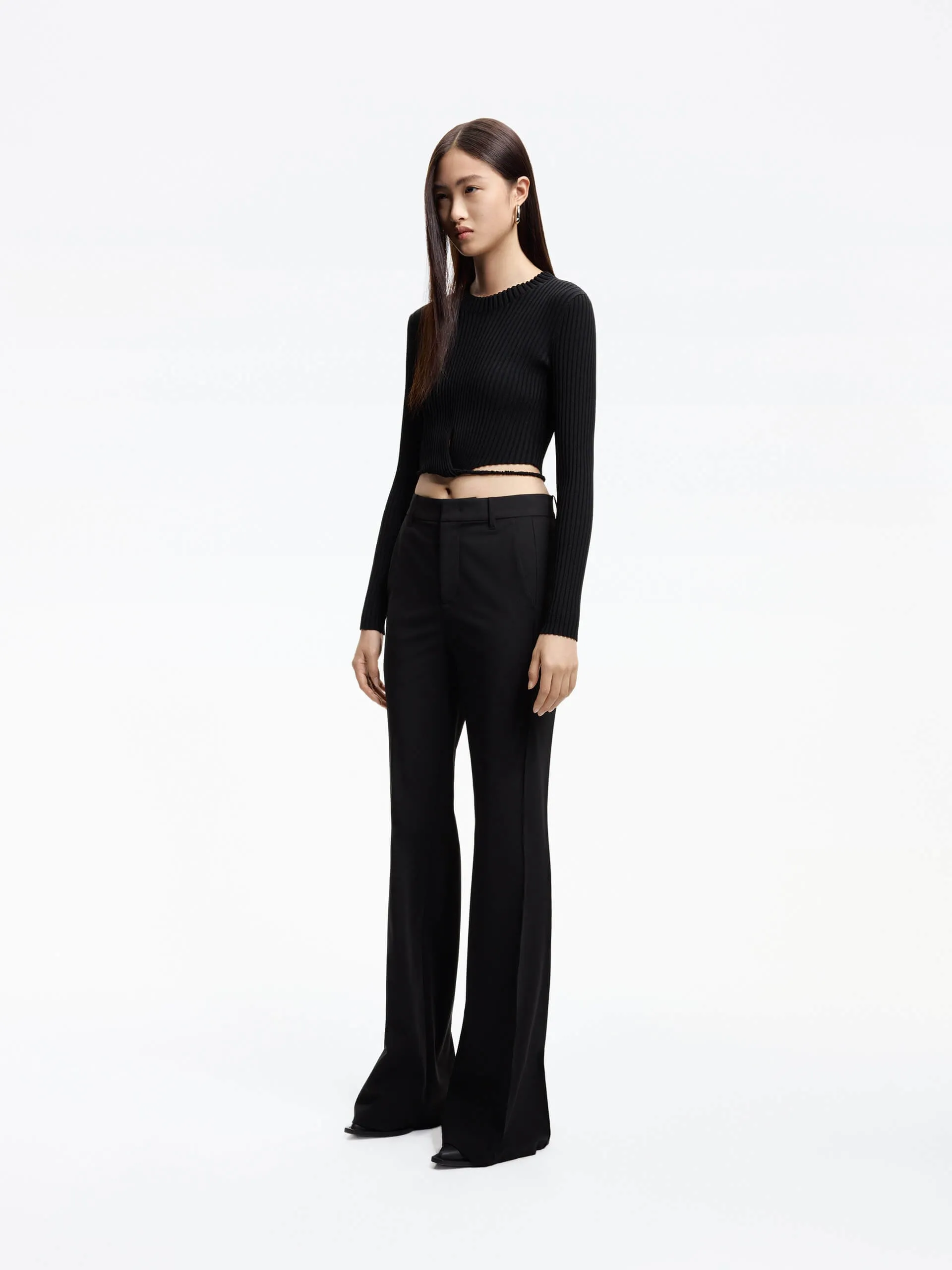 Tailored Straight Leg Trousers