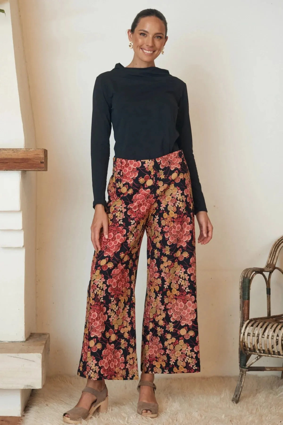 Talia Trouser Autumn Blossom