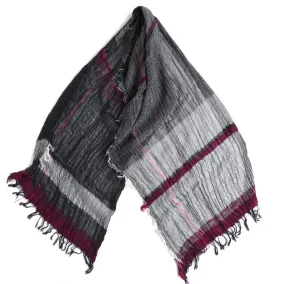 TAMAKI NIIME Medium Cotton-gauze scarf - #22 Magenta Whispers