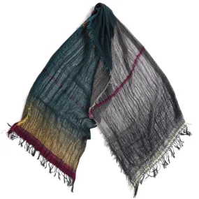 TAMAKI NIIME Medium Cotton-gauze scarf - #27 Lingering Shadows