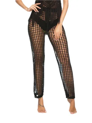 TEEK - Net Knitted High Waist Swim Pants