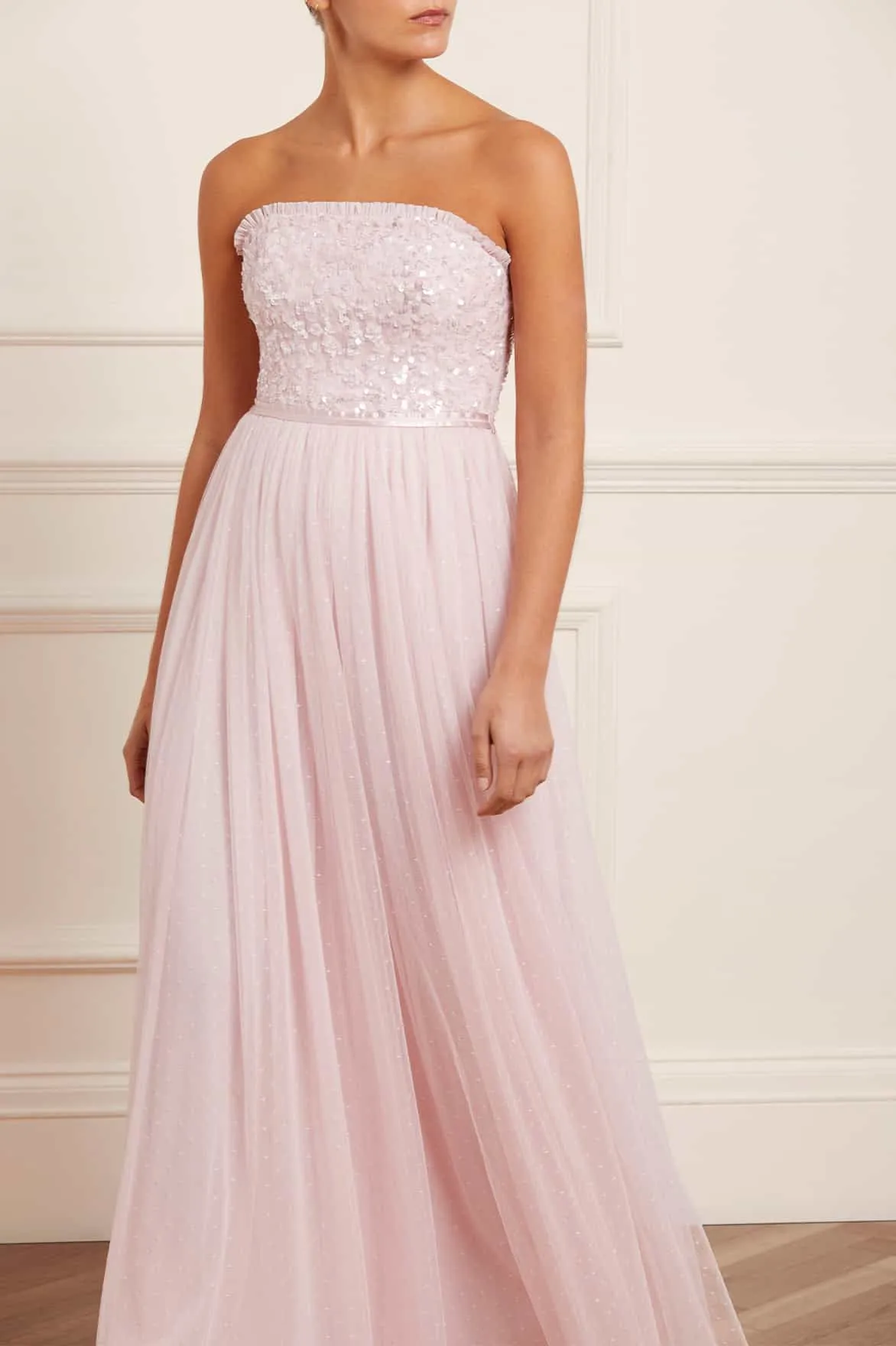 Tempest Bodice Strapless Gown