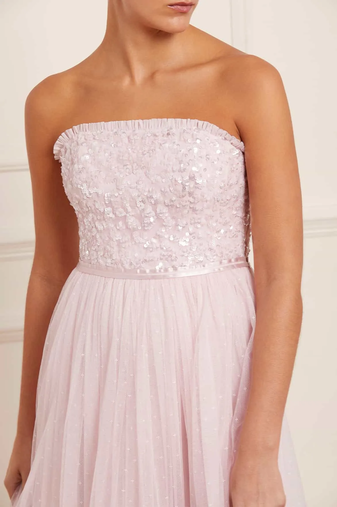 Tempest Bodice Strapless Gown