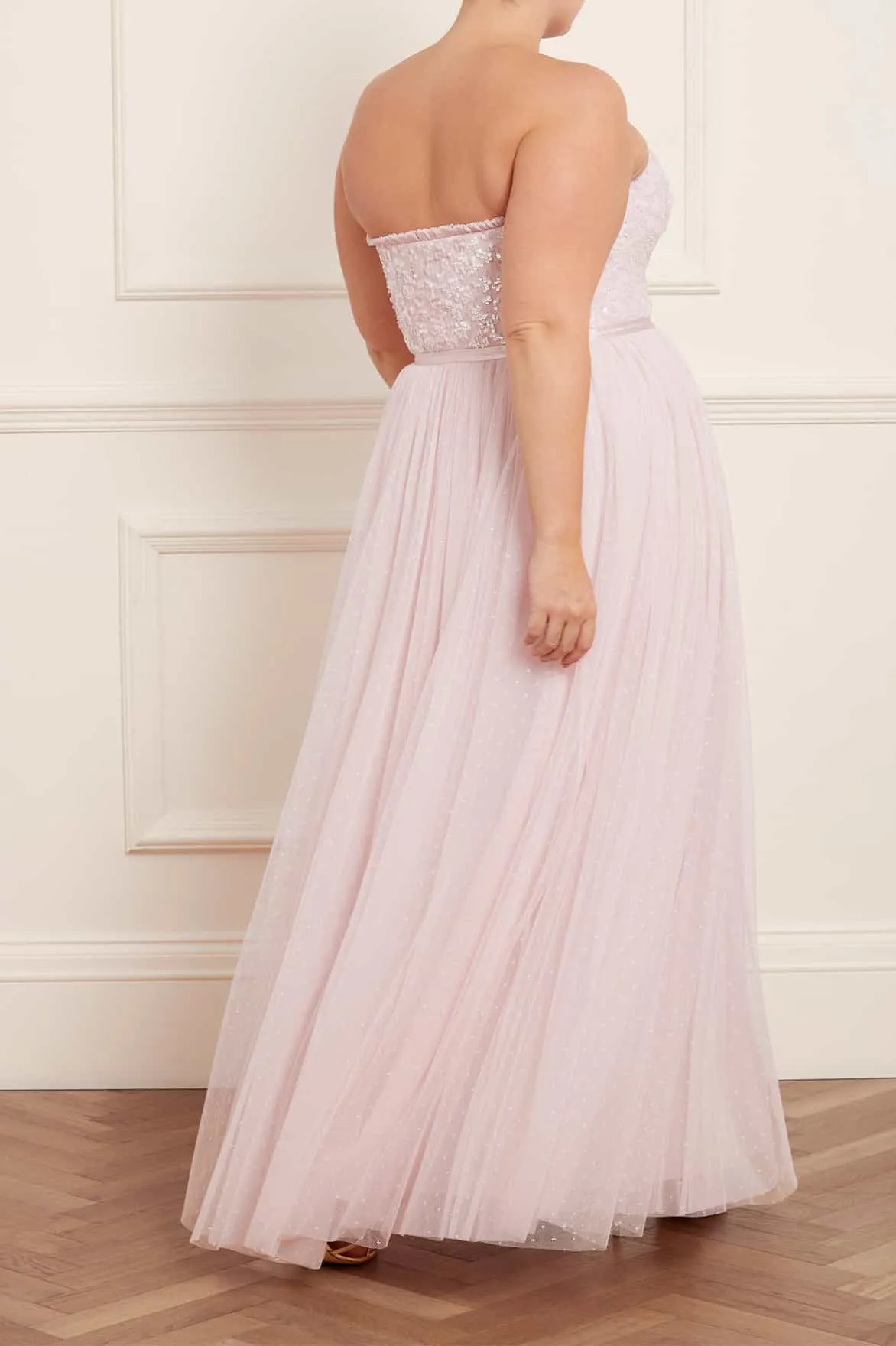 Tempest Bodice Strapless Gown